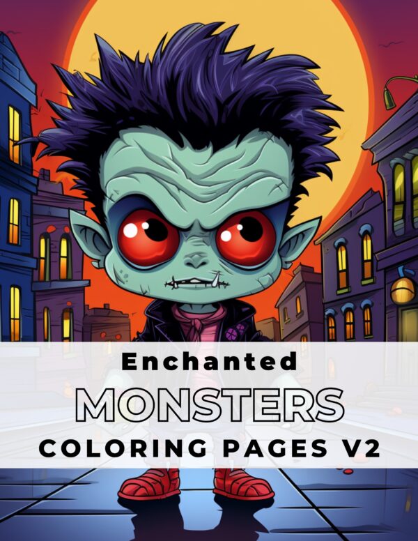 Enchanted Monsters coloring book