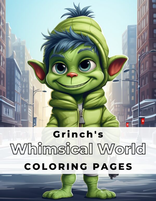Grinch's Whimsical World coloring Book