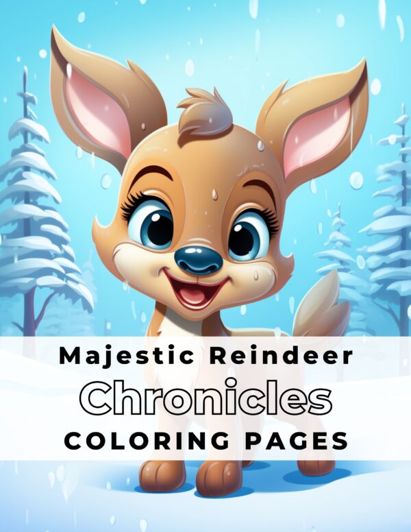 Majestic Raindeer Chronicles Coloring Book