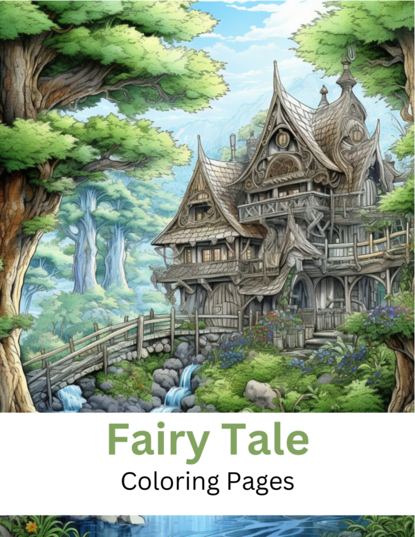 FairyTale Villages Coloring Book