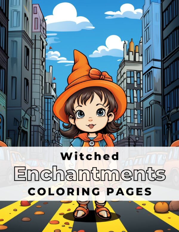 Witched Enchantment Coloring Book - (14 Pages)