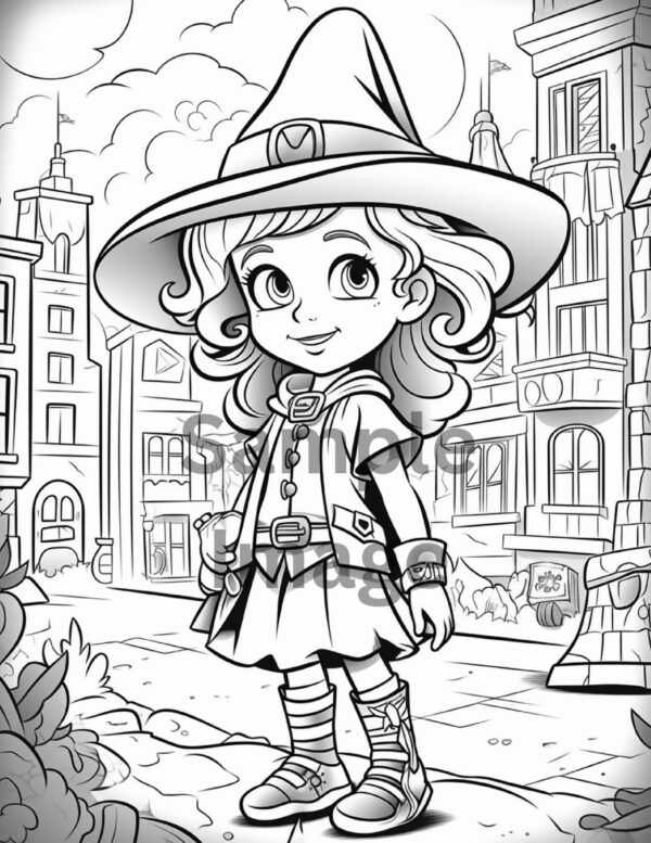 Witched Enchantment Coloring Book - (14 Pages) - Image 2